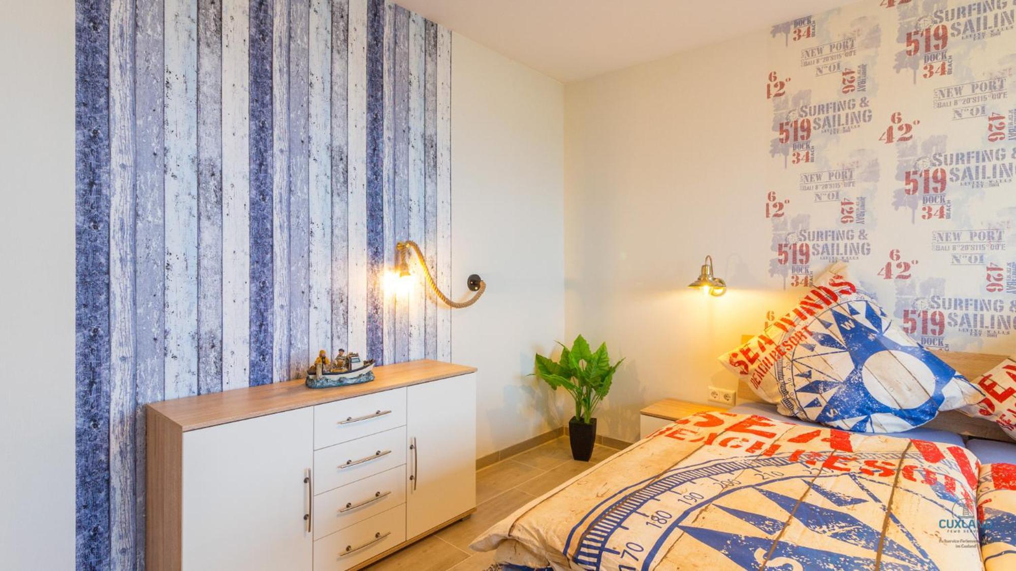 Urlaub Mit Seesicht Haus Nautic Whg.709 Cuxhaven Eksteriør bilde